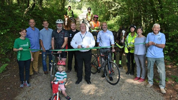 The launch of a new traffic-free path in Pembrokeshire 